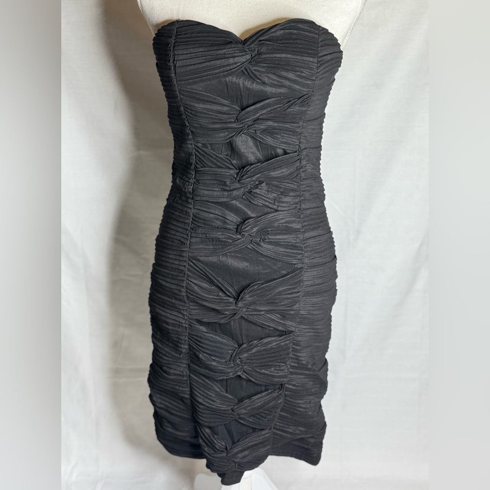 Women’s Romeo & Juliet Courure Strapless Black Bodycon Dress Size Large